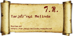 Tarjányi Melinda névjegykártya